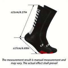 Men's Mid Crew Sport Socks - Sweat Absorbing Nylon Blend - Comfy & Breathable