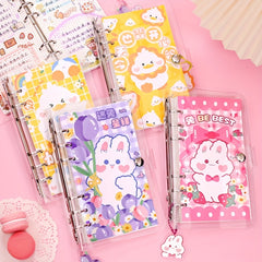 Cute Cartoon Detachable Notebook, Waterproof, 50 Grid Pages, 50 Line
