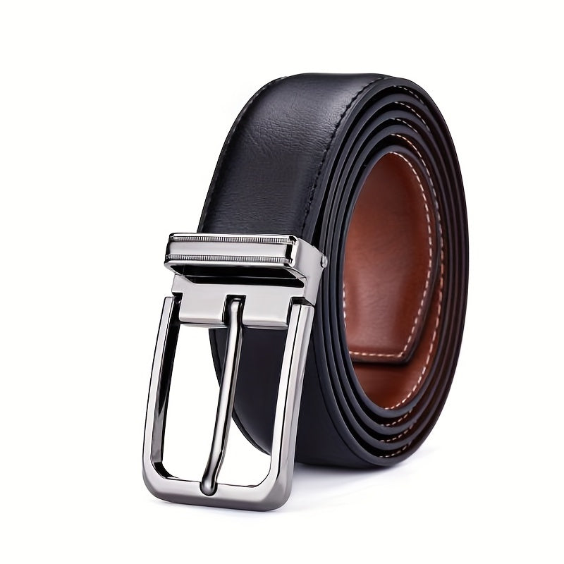 Leather Buckle Men's Comfortable Classic Belt For Occasions