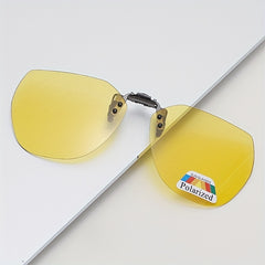 Edgeless Polarized Sunglasses With Mirror Clip Large Frame