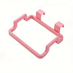 Hangable Cabinet Door Trash Rack Door Back Trash Bag Organizer Plastic Bag Rack
