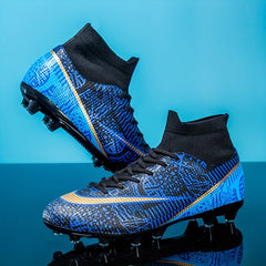 Kids Football Cleats Outdoor Anti-skid Soccer Shoes
