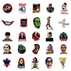 50pcs Horror Movie Combo Series Waterproof Sticker Diy Toy
