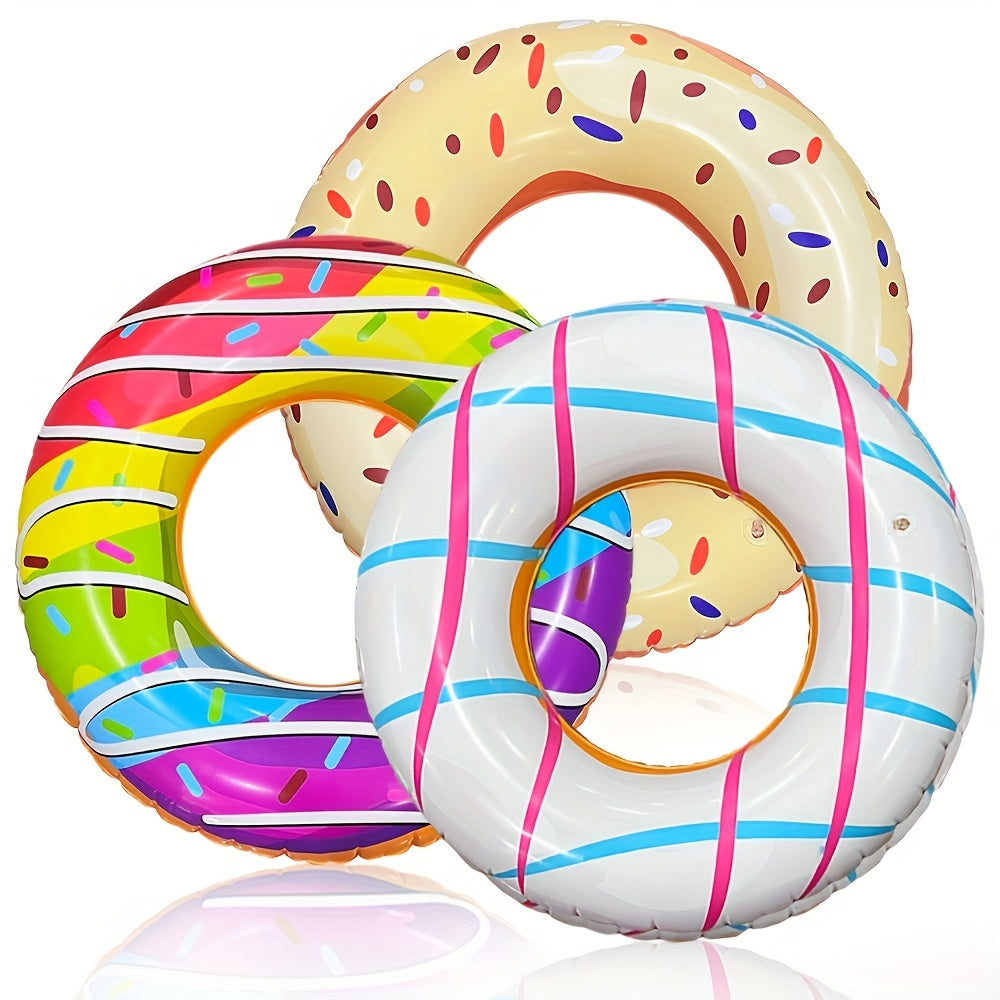 Donut Swim Rings for Pool and Beach Fun