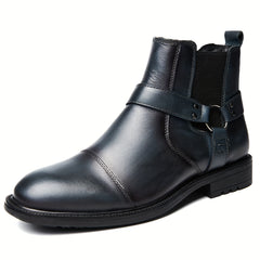 Men's Zipper Ankle Boots Casual Walking Shoes