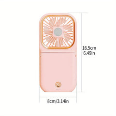 Portable Neck Fan Handheld USB Rechargeable Fan 3000mAh Power