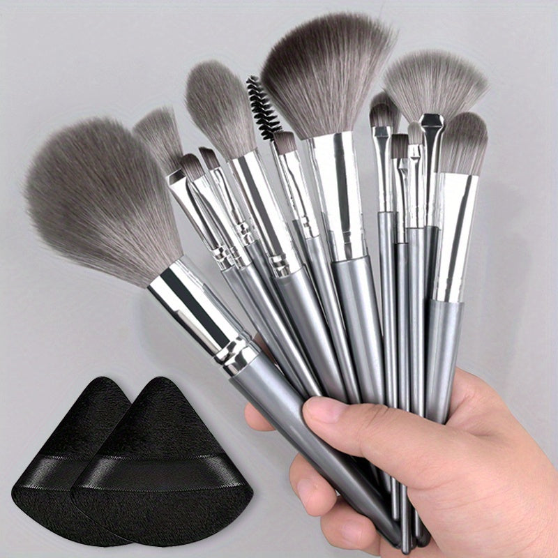 14Pcs Makeup Brushes Soft Fluffy Cosmetic Powder Eye Shadow Foundation
