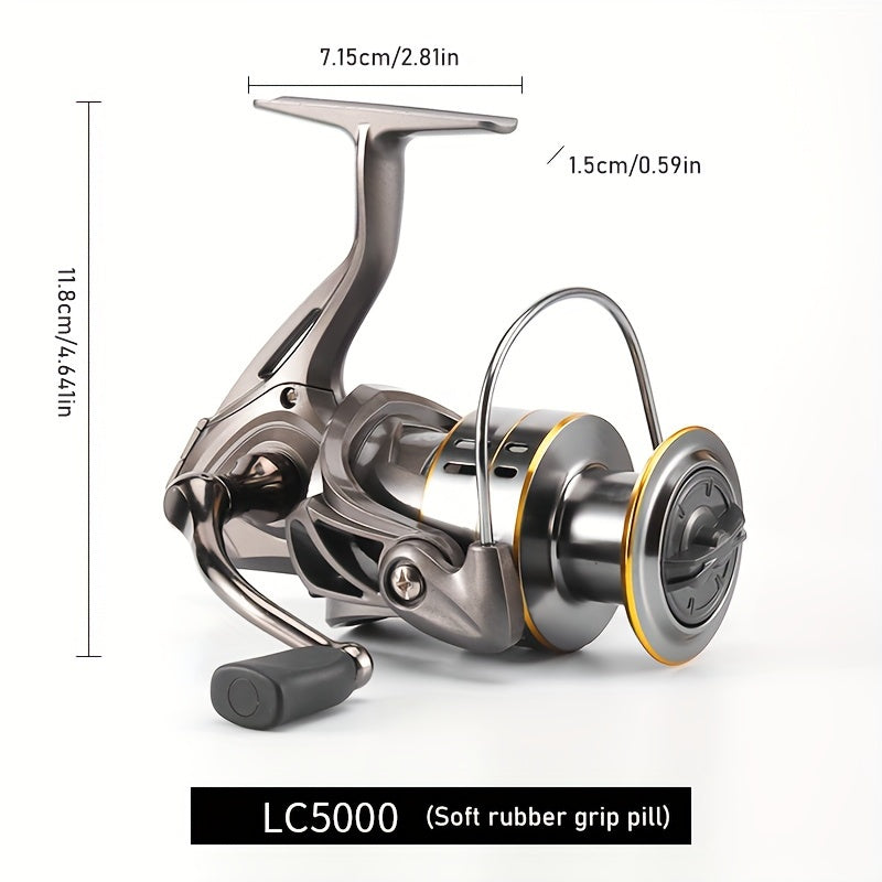 1pc Metal Line Spool Rock Fishing Reel Outdoor Tackle
