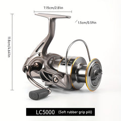 1pc Metal Line Spool Rock Fishing Reel Outdoor Tackle