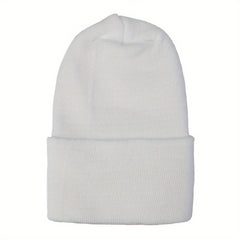 Kid's Warm Knit Beanie Hat, Double Layer Thickened, Soft Material