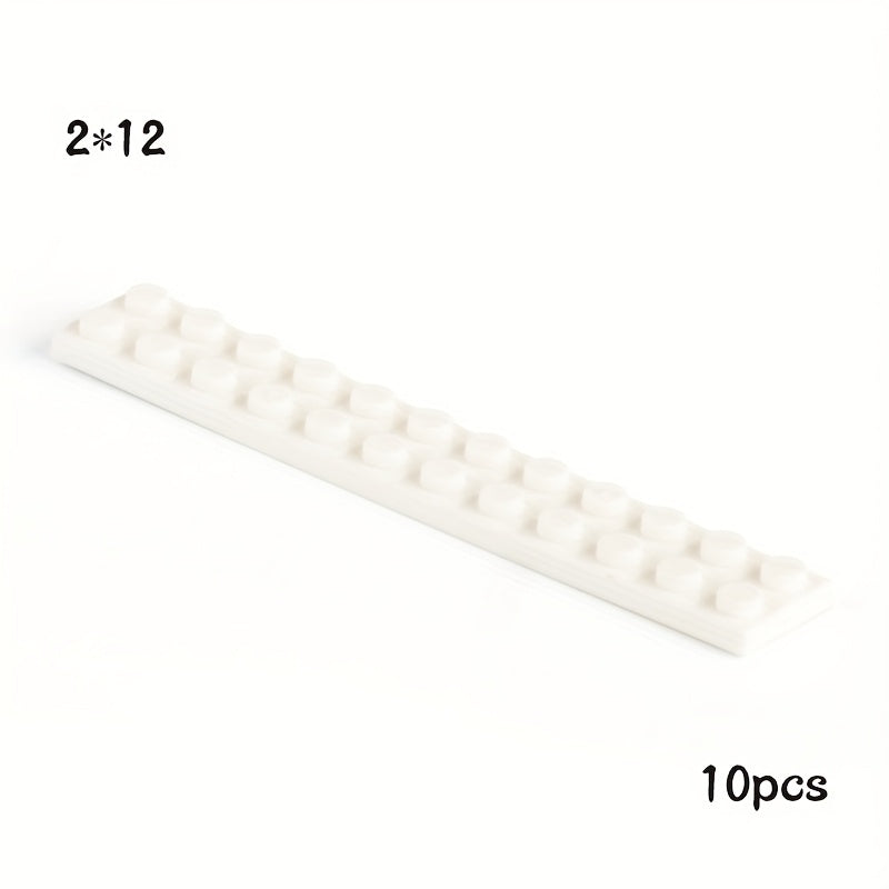 10pcs Small Particle 2445 2x12 Flat Plate Building Blocks DIY Parts