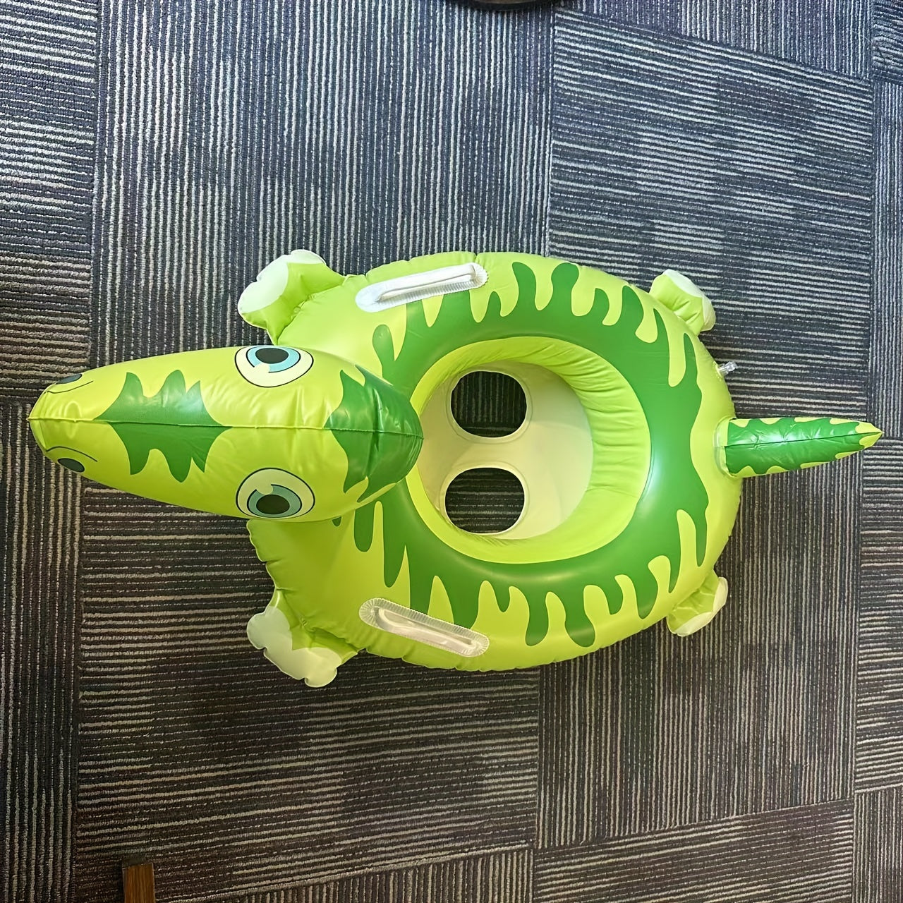Inflatable Dinosaur Swim Float Handle Anti-rollover Pool Ring