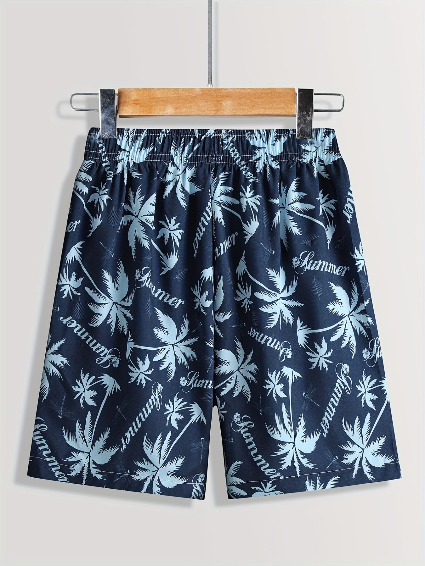 Boys Coconut Trees Casual Shorts for Vacation Beach
