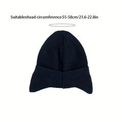 Windproof Knitted Beanie Hat for Men Women Ear Protection