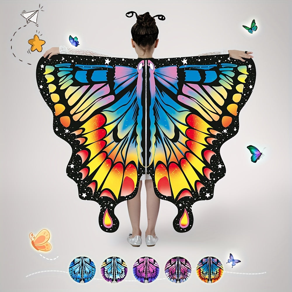 Butterfly Cloak Halloween Props Costume Women's Butterfly Cape