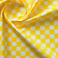 10pcs Checkerboard Style Fabric Colorful Mosaic Plaid Cotton Printed Fabric