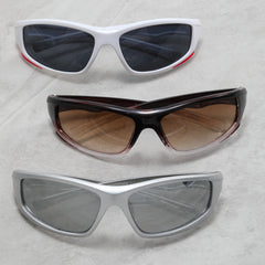 3 Pairs Men's Punk Sunglasses UV Protection