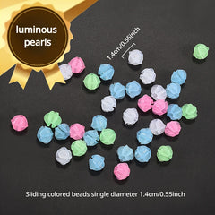 72pcs Bike Colorful Beads Balance Bike Luminous Decoration