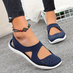Women's Cutout Beach Sandals Waterproof Summer Shoes