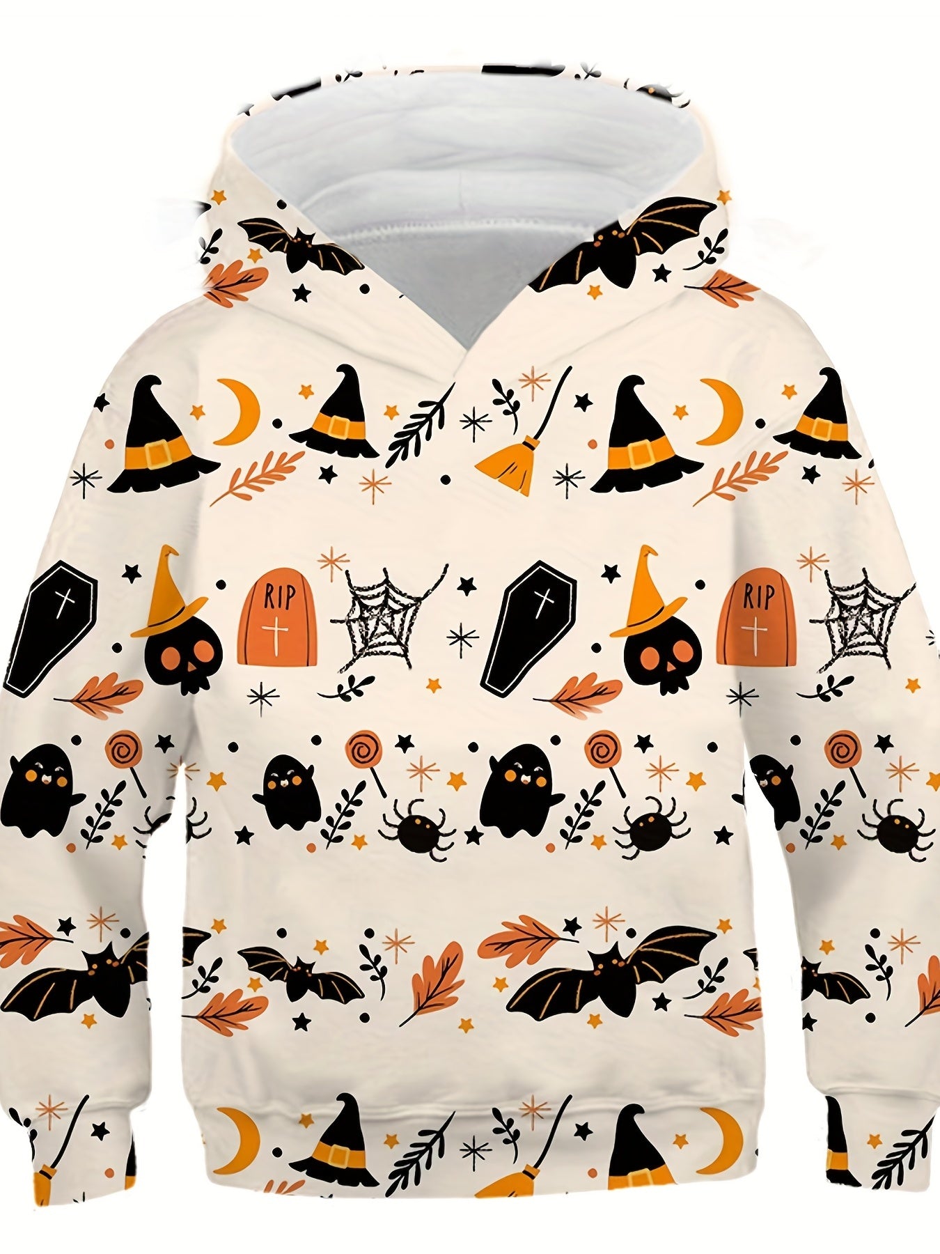 3D Print Pumpkin Kids Hoodie Spring/Autumn Casual Top