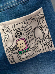 Boy's Cartoon Characters Denim Pants for Spring/Autumn