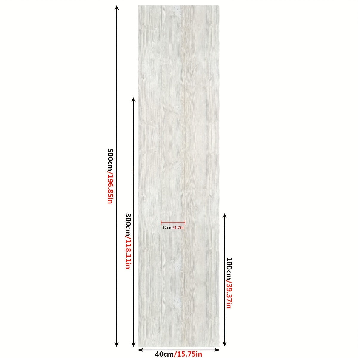 Wood Grain Floor Sticker Thickened Matte Vinyl Waterproof Anti Slip Tile Sticker
