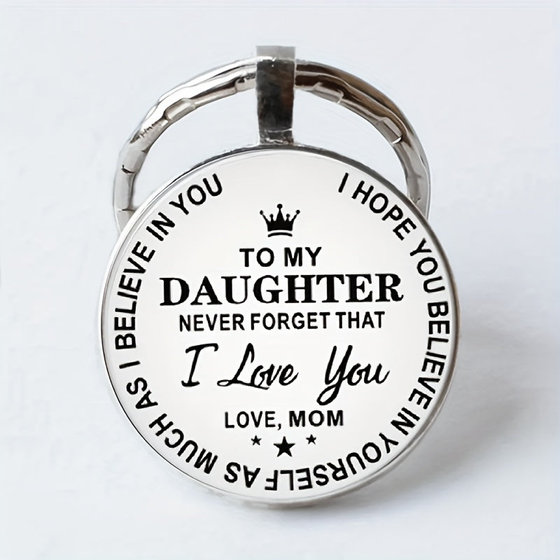 Vintage English Keychain For Mom From Kids