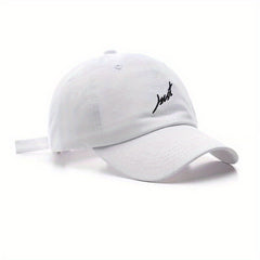 Women's Curved Brim Embroidered Peaked Cap Men's Sunscreen Baseball Cap