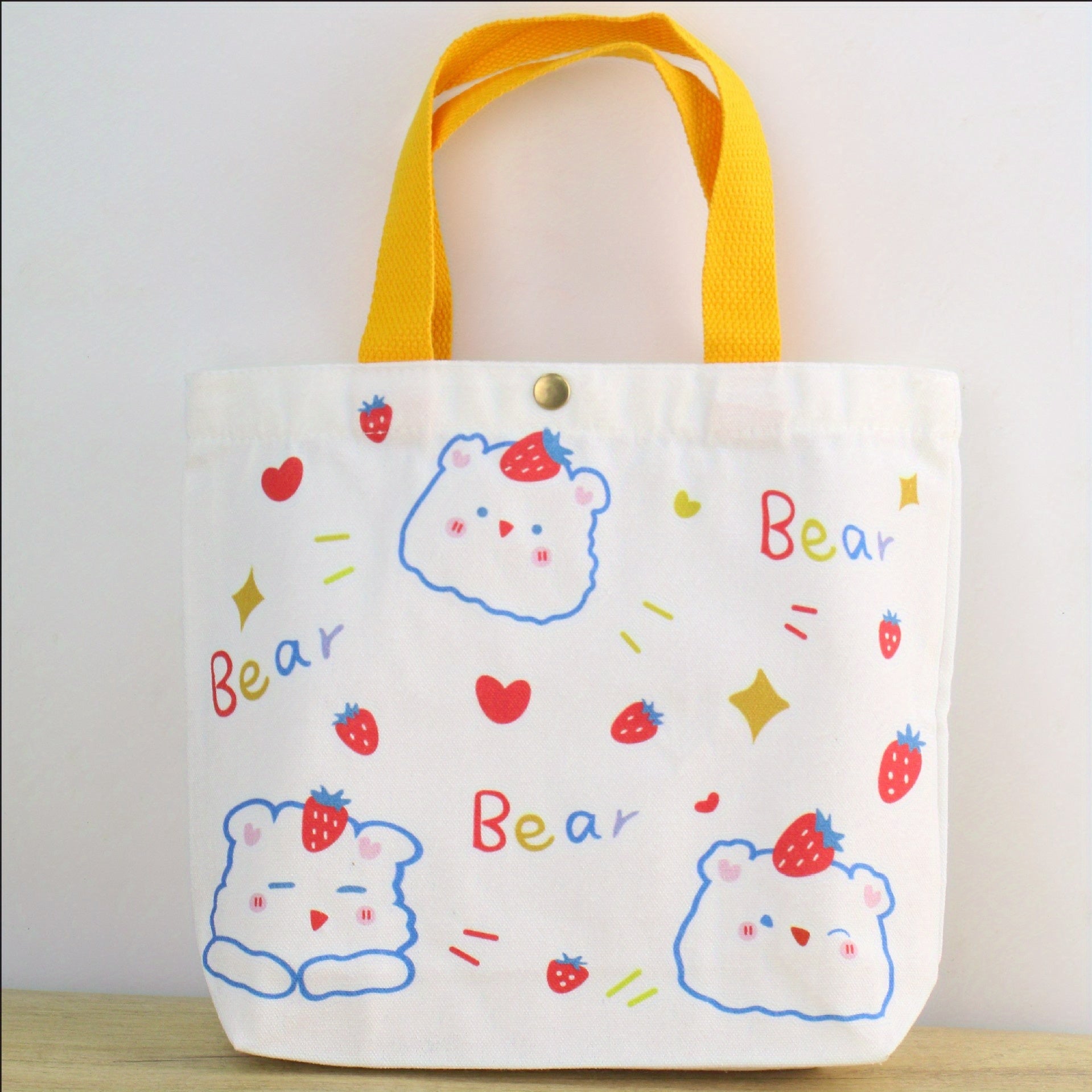 Cute Cartoon Animal Mini Canvas Tote Bag for Girls