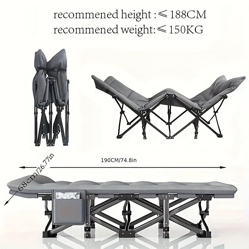 Portable Camping Sleeping Bed for Beach, Camping, Picnic - Office Nap