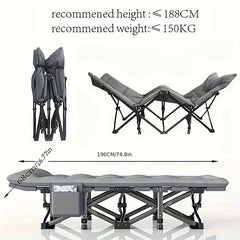 Portable Camping Sleeping Bed for Beach, Camping, Picnic - Office Nap