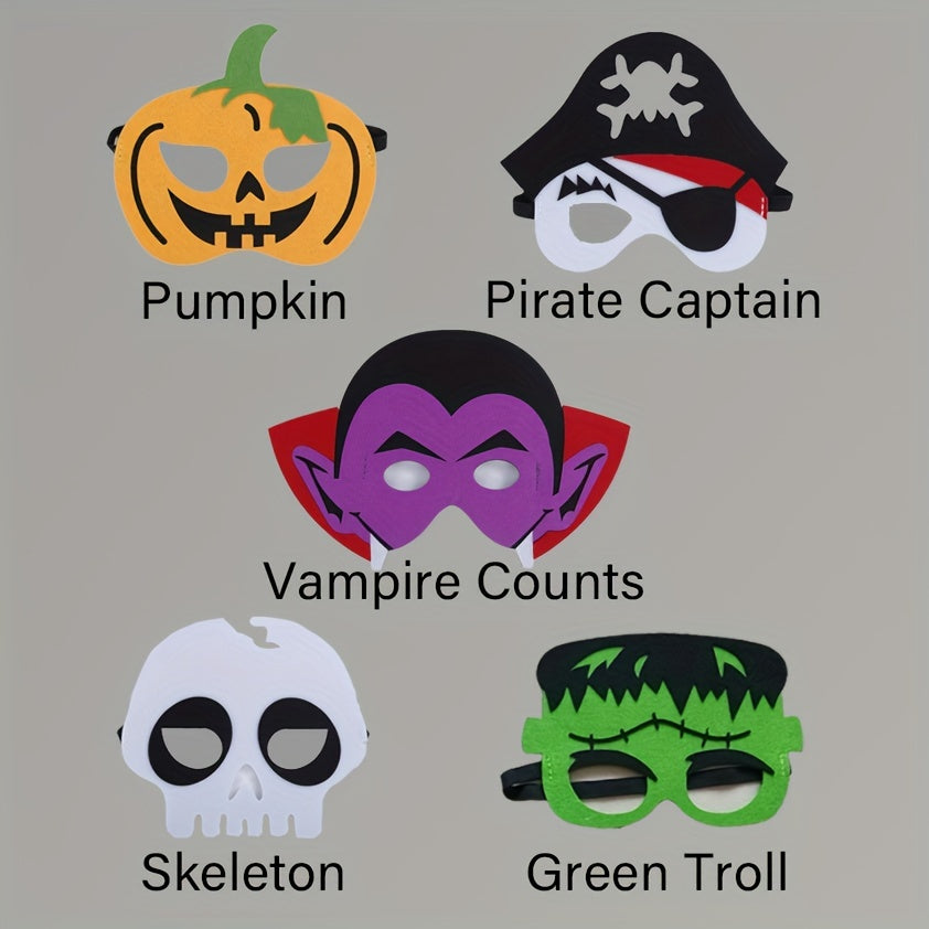 7pcs Children's Halloween Mask Birthday Party Performance