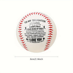 Personalized Baseball - Gift for Daughter - Size & Weight - Baseball Fan