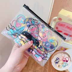 20pcs Princess Hair Rope for Baby Girls, Cartoon Hair Accessories