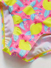 One Piece Girls Lemon Swimsuit Sleeveless
