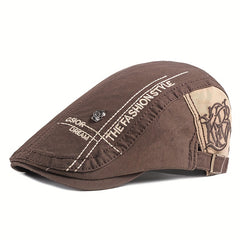 Adjustable Retro Newsboy Cap for Men Women