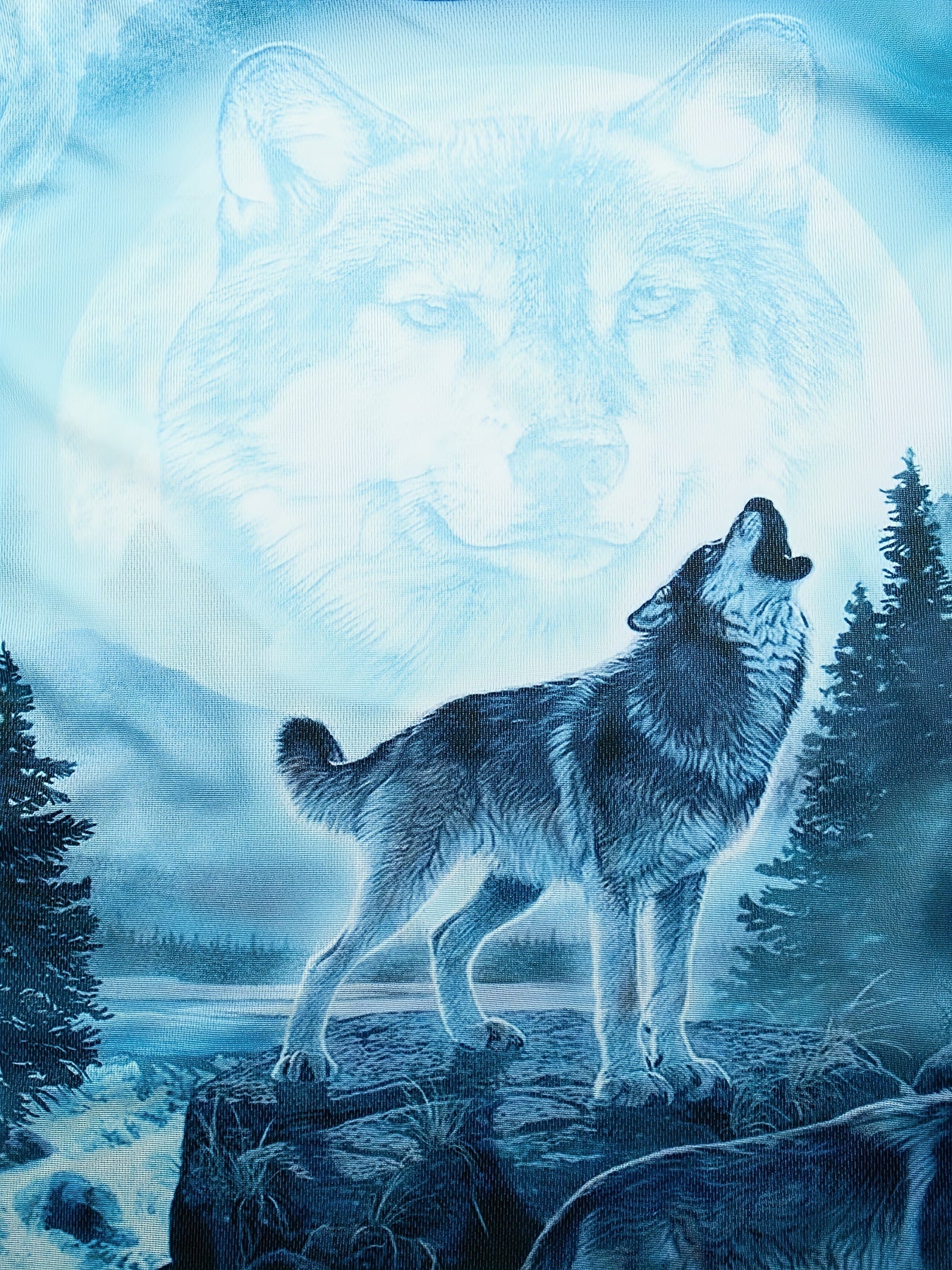 Men's Wolf Graphic Sweatshirt 3D Print Summer Fitness & Workouts