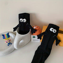 Couple Hands Holding Socks Funny Thermal Socks