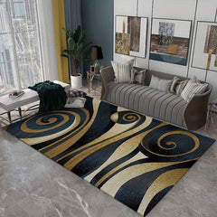 Soft Modern Abstract Area Rug Non-Slip Carpet