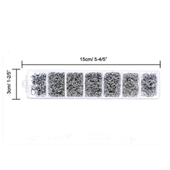 1450 PCs Open Jump Rings 3mm 10mm Jewelry Making Hand Craft