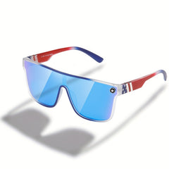 Men's Square Frame Polarized Sunglasses UV Protection