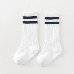 Breathable Striped Over The Knee Socks for Newborns
