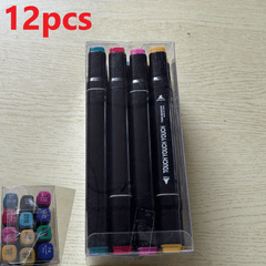 12pcs 262pcs Art Markers Double Ended Sketch Markers Set For Drawing Comics