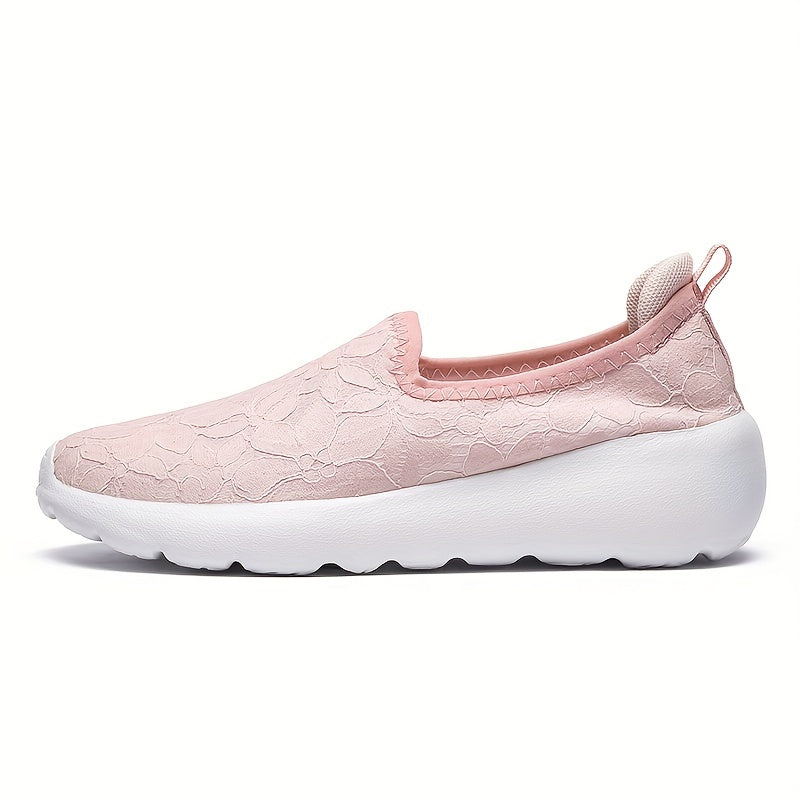 Women's Mesh Breathable Walking Shoes Thick Bottom Outdoor Shoes