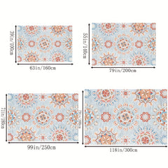 Soft Persian Floral Area Rug Large Stain Resistant Washable Rug