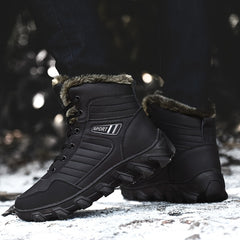 Men's Winter Waterproof Snow Boots for Hiking Climbing