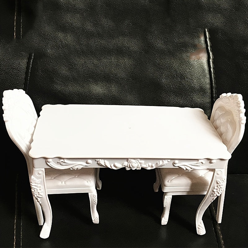 1/6 BJD Doll Kitchen Dining Table Chair Set