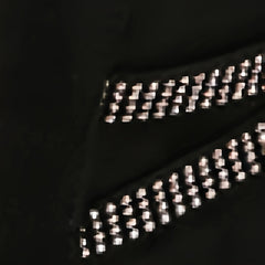Girls Rhinestone High Heeled Boots with Zipper - Comfortable Non Slip Boots