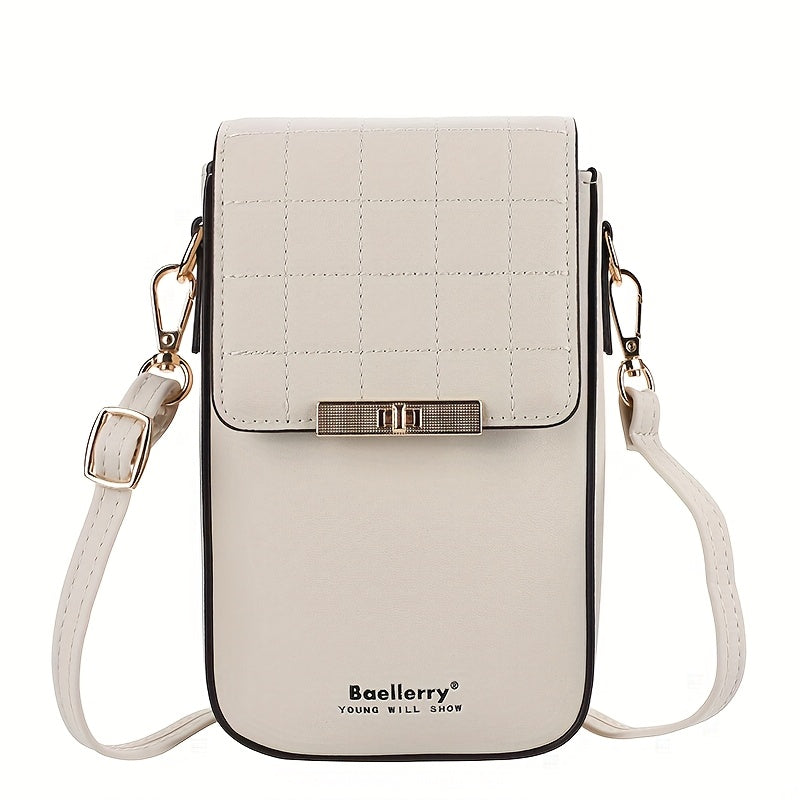 Fashionable Style Slot Compact Crossbody Women's Wallet Evening Party Ladies' Pu
