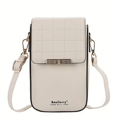 Fashionable Style Slot Compact Crossbody Women's Wallet Evening Party Ladies' Pu